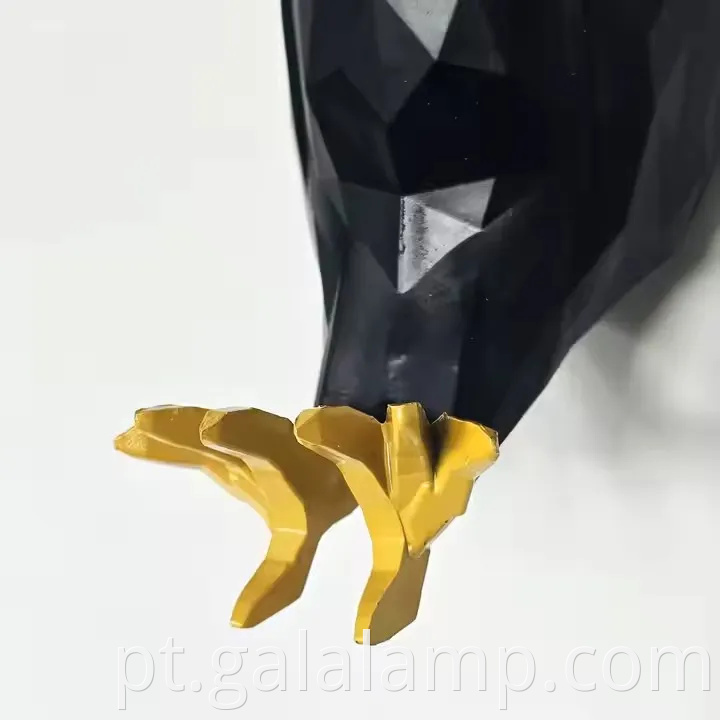 Luz decorativa de parede de asa de águia elegante com controle remoto